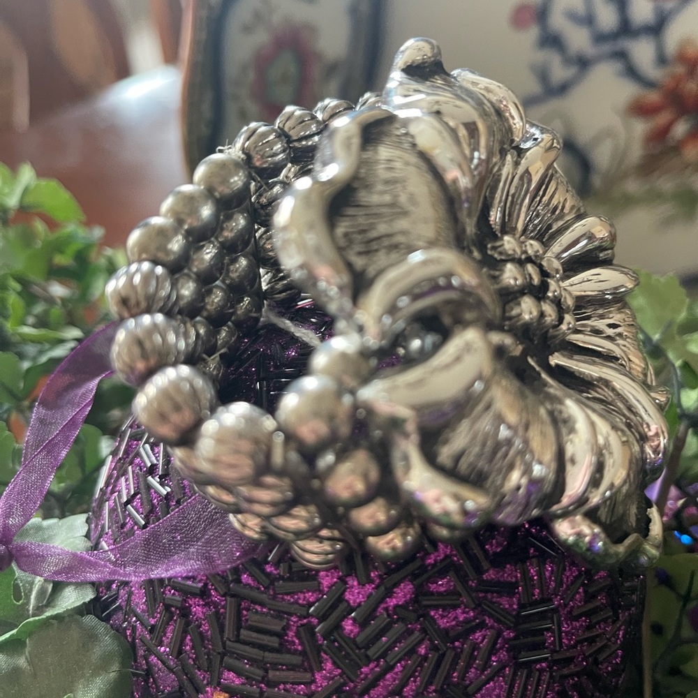 Very Fun Costume Jewelry Silver-Toned Bracelet!